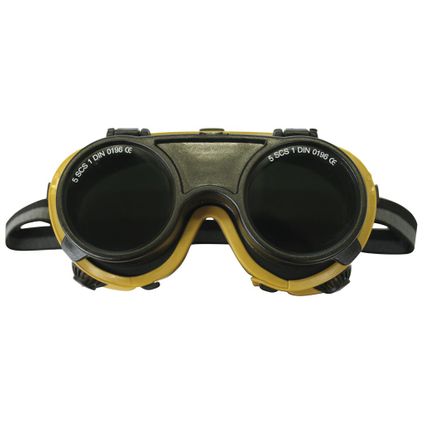 Welco veiligheidsbril met opklapbare glazen DIN5