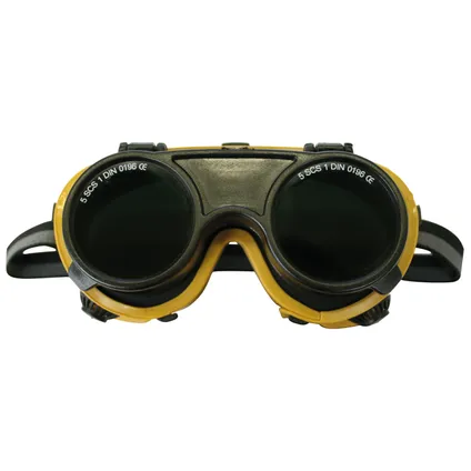 Welco veiligheidsbril met opklapbare glazen DIN5 2