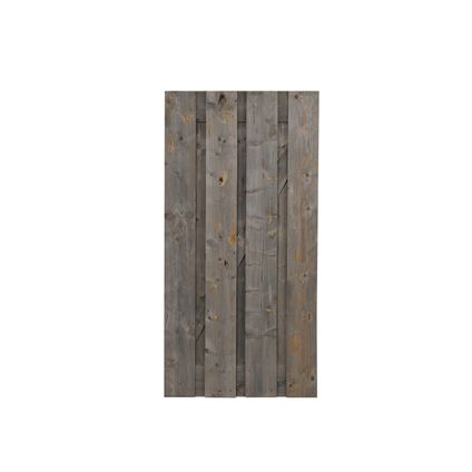 Tuindeur recht steigerhout Vintage grijs 90x180cm