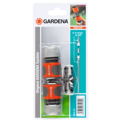 Gardena koppelingset 3-delig 13mm (1/2") en 15mm (5/8")