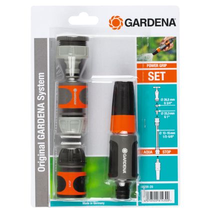 Gardena startset tuinslangaansluiting4-delig