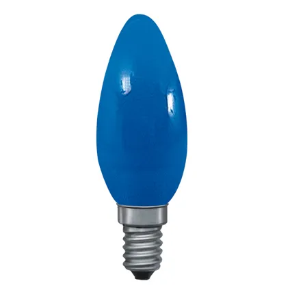 Lampe à incandescence Paulmann ‘Bougie’ bleu 25W