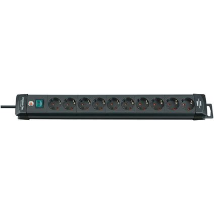 Brennenstuhl stekkerdoos premium-line 10-voudig zwart 3m H05VV-F 3G1,5