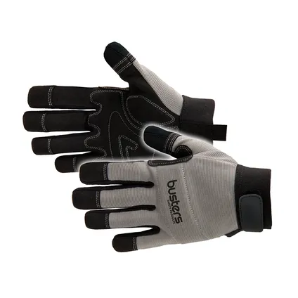Busters handschoenen Mechanic synthetisch leder zwart/grijs M10 2