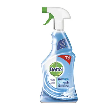 Dettol spray reiniger meerdere oppervlakten 'Power & Fresh' parfum katoenen frisheid 750 ml