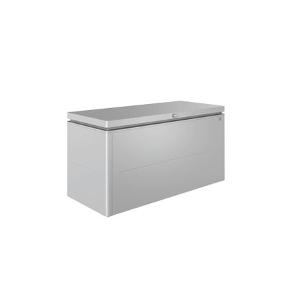 Biohort kussenbox Lounge 160 zilver metallic 70x160cm
