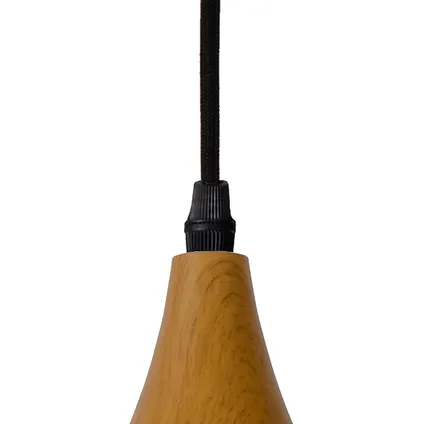 Lucide hanglamp ‘Woody’ Ø 42 cm 60 W 7