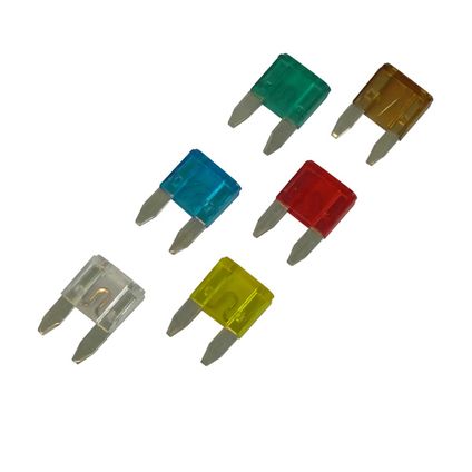 Assortiment mini fusibles enfichables Carpoint 7,5-30A 6 pièces