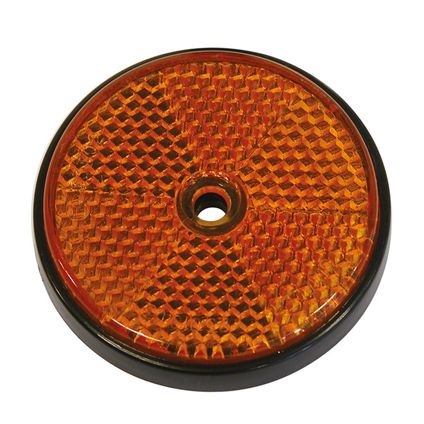 Carpoint reflectoren rond oranje Ø70mm 2 stuks