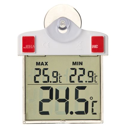 Thermomètre extérieur digital Nature 13x10x3cm