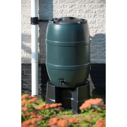 Pied pour récupérateur d'eau HDPE noir 31,5xØ53cm 2