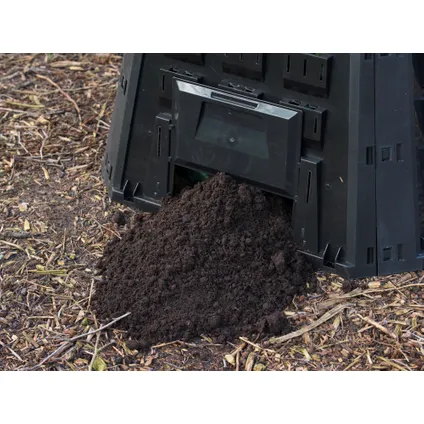 Nature compostbak Thermo 600L zwart 3