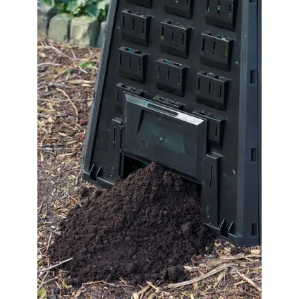 Nature compostbak Thermo 400L zwart 6