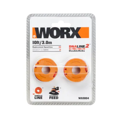 Bobine de fil pour coupe-bordure Worx WA0004 3m – 2 pièces 2