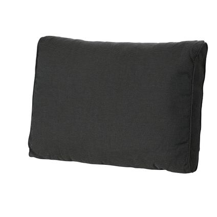 Madison - Tapis lounge soft Rib noir - 60x43 - Noir