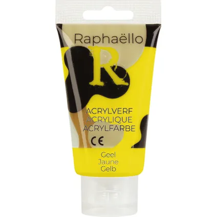 Raphaëllo acrylverf geel 75ml