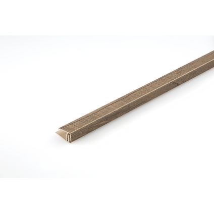 Profil de finition Grosfillex en PVC pour revêtement Element Megeve bruin 260cm
