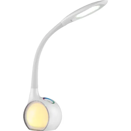 Lampe à poser Tarron LED Globo Acrylique blanc 1x LED 4