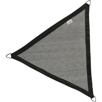 Nesling Coolfit schaduwdoek driehoek 3.6x3.6x3.6m - Zwart