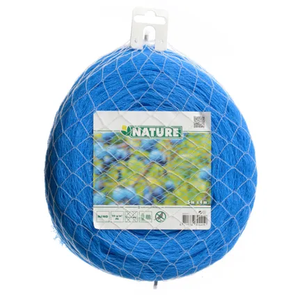 Nature tuinnet HDPE blauw 22 g/m² 5x2m 4