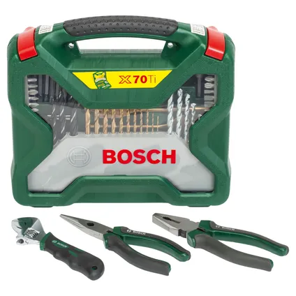 Bosch X-line accessoireset 70-delig met gratis tangenset 2
