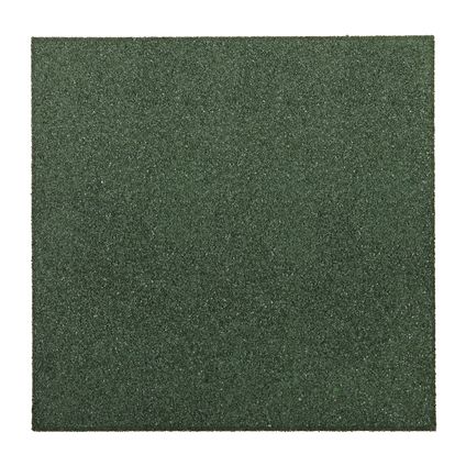Dalle caoutchouc Coeck vert 50 x 50 x 2,5 cm - 1 pc