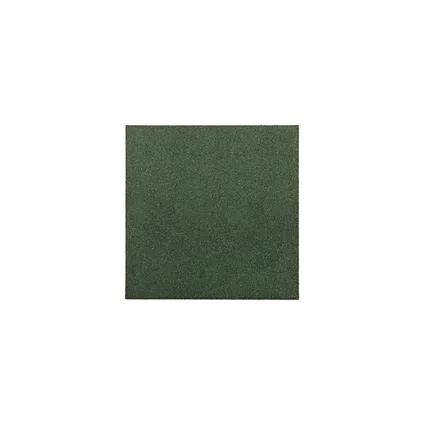 Rubber tegel 25 mm - 50x50 cm - groen 4