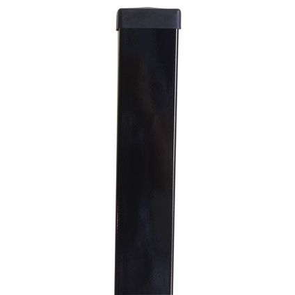 Giardino dop voor vierkante paal zwart 6x6cm