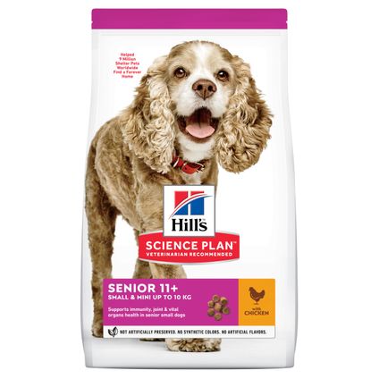 Hill's canine senior 11+ small&mini chicken 1,5kg
