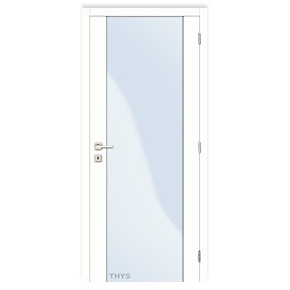 Thys deurgeheel 'Concept Serie 5 New Glass Helder' schilderbaar 73cm
