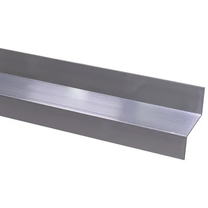 Lekdorpel aluminium (30x25x40) 64x40mm 200cm
