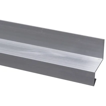 Lekdorpel aluminium (30,5x22x34) 60x34mm 200cm