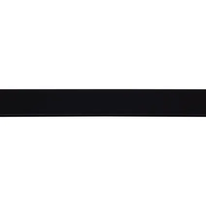 Afdekprofiel kunststof zwart 2x30mm 260cm 2