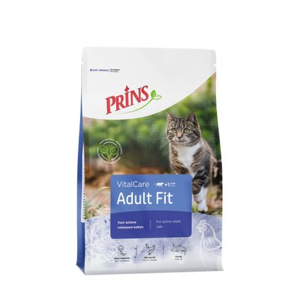 Prins - VitalCare Adult Fit Kattenvoer - 10 kg