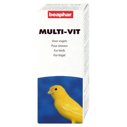 Beaphar multivitamine druppels Multi-Vit vogel 50ml 2