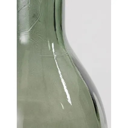 Mica Decorations fles rioja glas maat in cm: 75 x 18 grijs 4