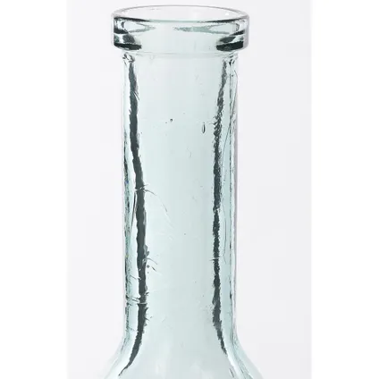 Mica Decorations Vaas fles Rioja - transparant - eco glas - 18 x 75 cm 2