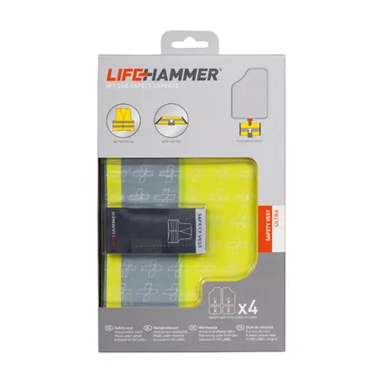Lifehammer veiligheidsvest Ultra - 4 stuks 6