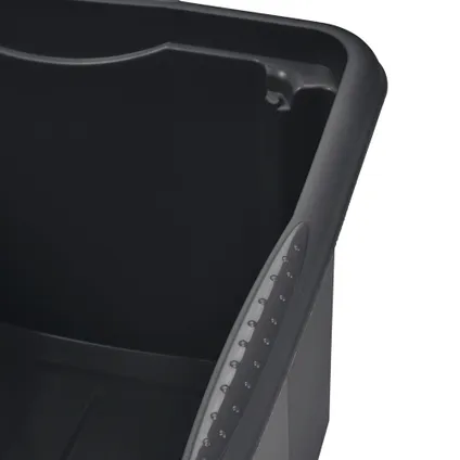 Boîte de rangement Keeeper avec système d’empilage/emboîtage 24L noir 41x34,5cmx22cm 4
