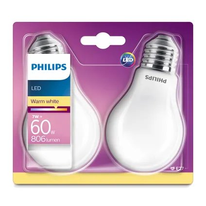 Philips LED-lamp bulb 7W E27 - 2 stuks 3