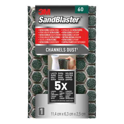 3M schuurspons Sandblaster Ultra Flexible P60