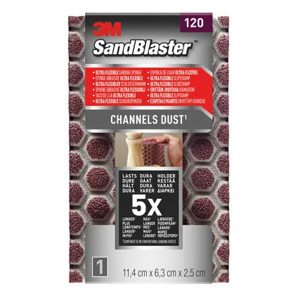 3M schuurspons SandBlaster Ultra Flexible P120