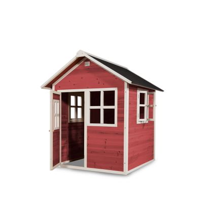 Maisonnette en bois EXIT Loft 100 rouge