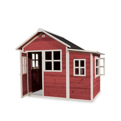 Maisonnette en bois EXIT Loft 150 rouge