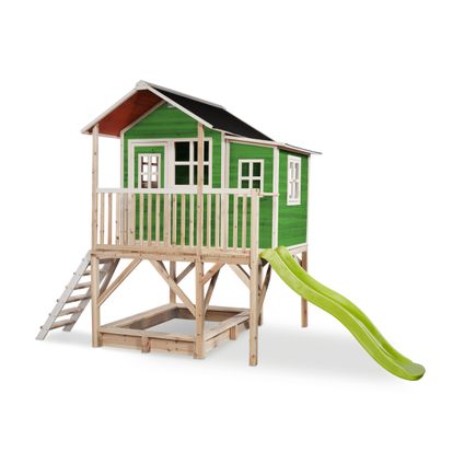 EXIT Loft 550 houten speelhuis groen