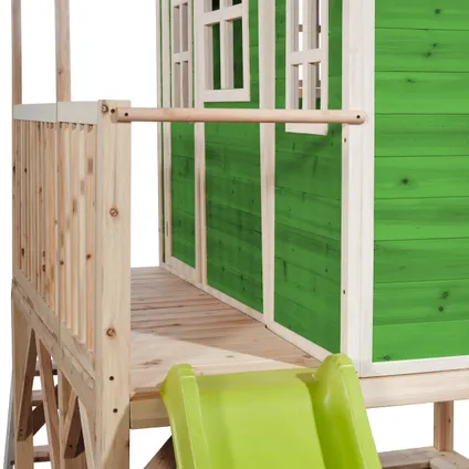 Maisonnette en bois EXIT Loft 550 vert 5