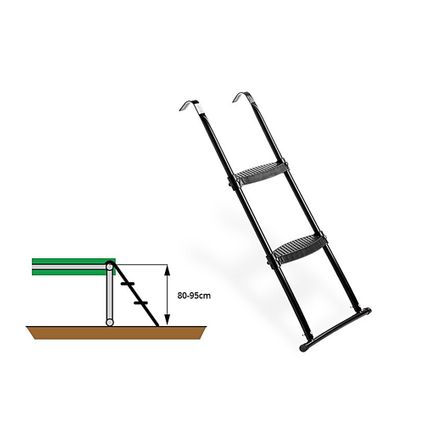 EXIT trampoline ladder voor framehoogte 80-95 cm