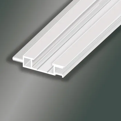 Profil de base LED HDM chanfreiné blanc 3m