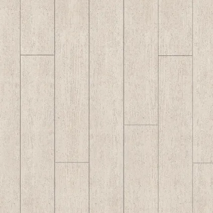 Panneau mur et sol Decomode - MDF - White Wash - 130x20,3cm – 1,85m² - 7 pcs