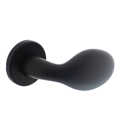 Intersteel vaste deurknop Druppel op rozet in mat zwart